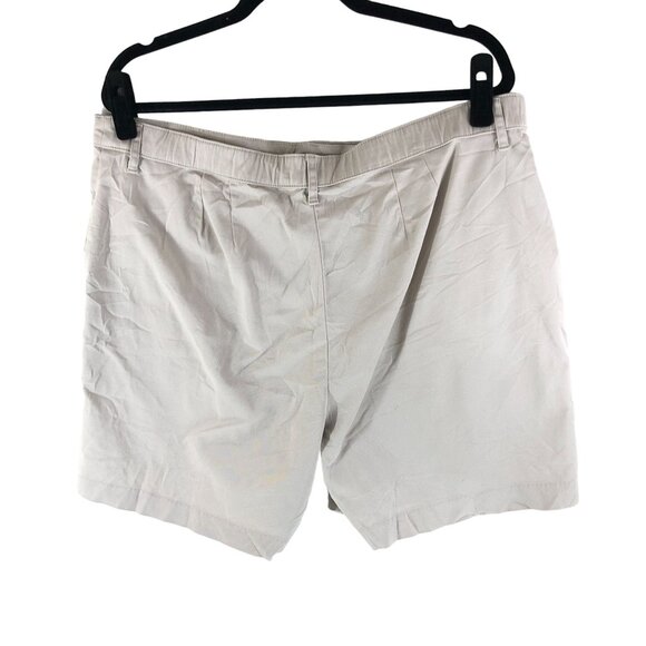Kim Rogers Womens Khaki Cotton/Spandex Shorts Size 18 - Picture 2 of 3